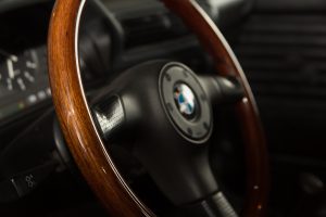 BMWE30 innen, original, Lenkrad