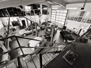 Oldtimer mit Elektroantrieb, Elektromotor