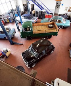 Oldtimer mit Elektroantrieb, Elektromotor