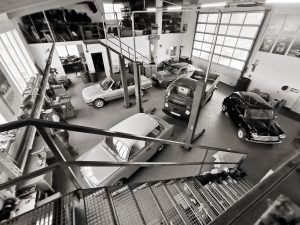 Oldtimer mit Elektroantrieb, Elektromotor
